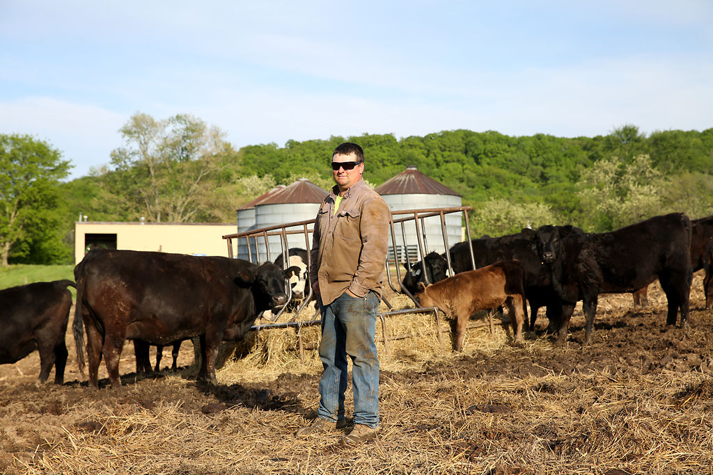 Tyler Baumgarth is a Labadie-based cattle farmer
